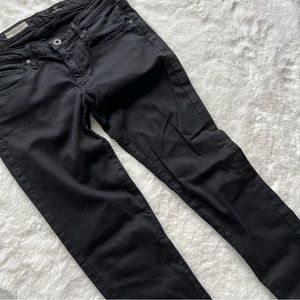 AG | Black skinny jeans, low rise